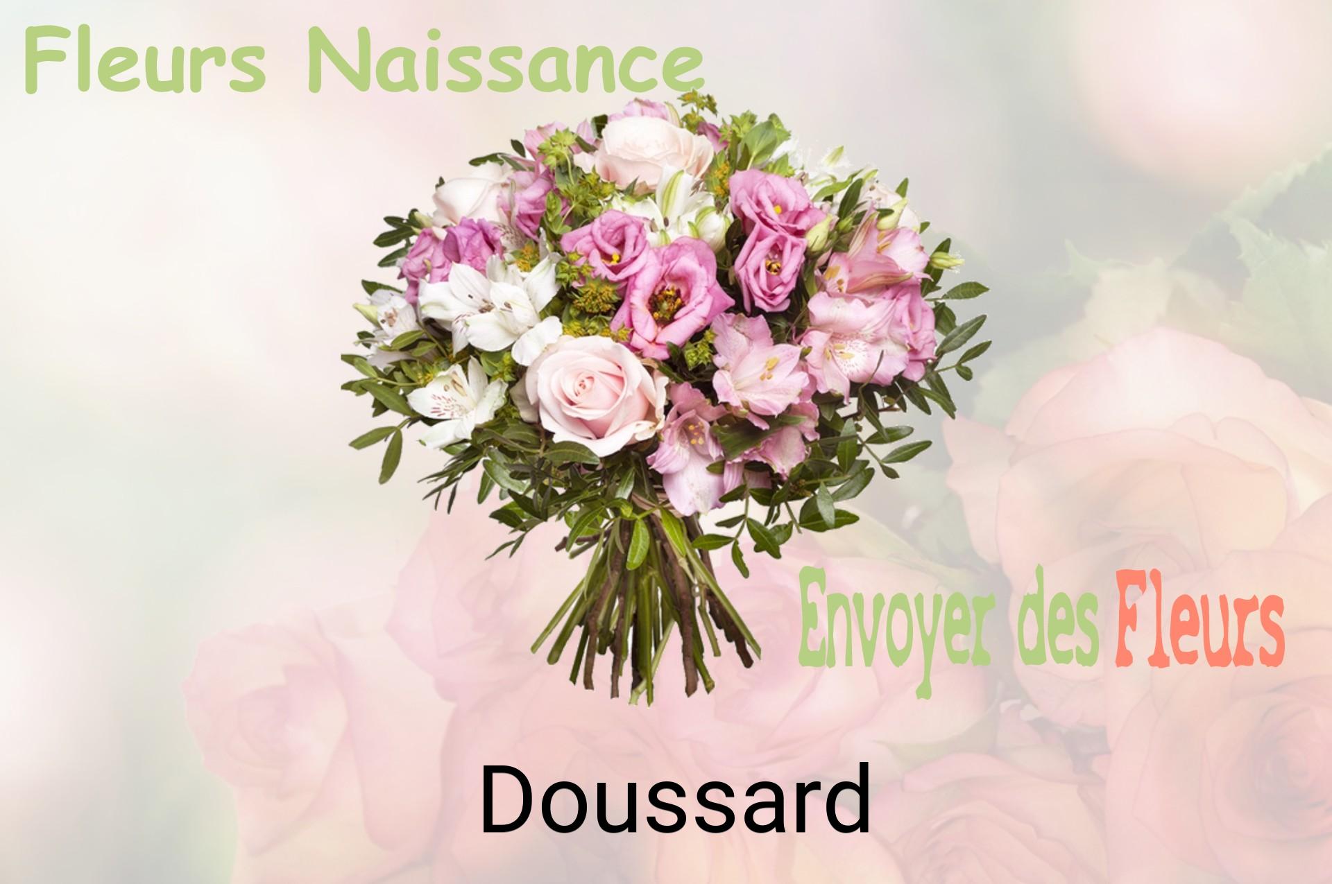 Bouquet de fleurs de naissance livré à Doussard